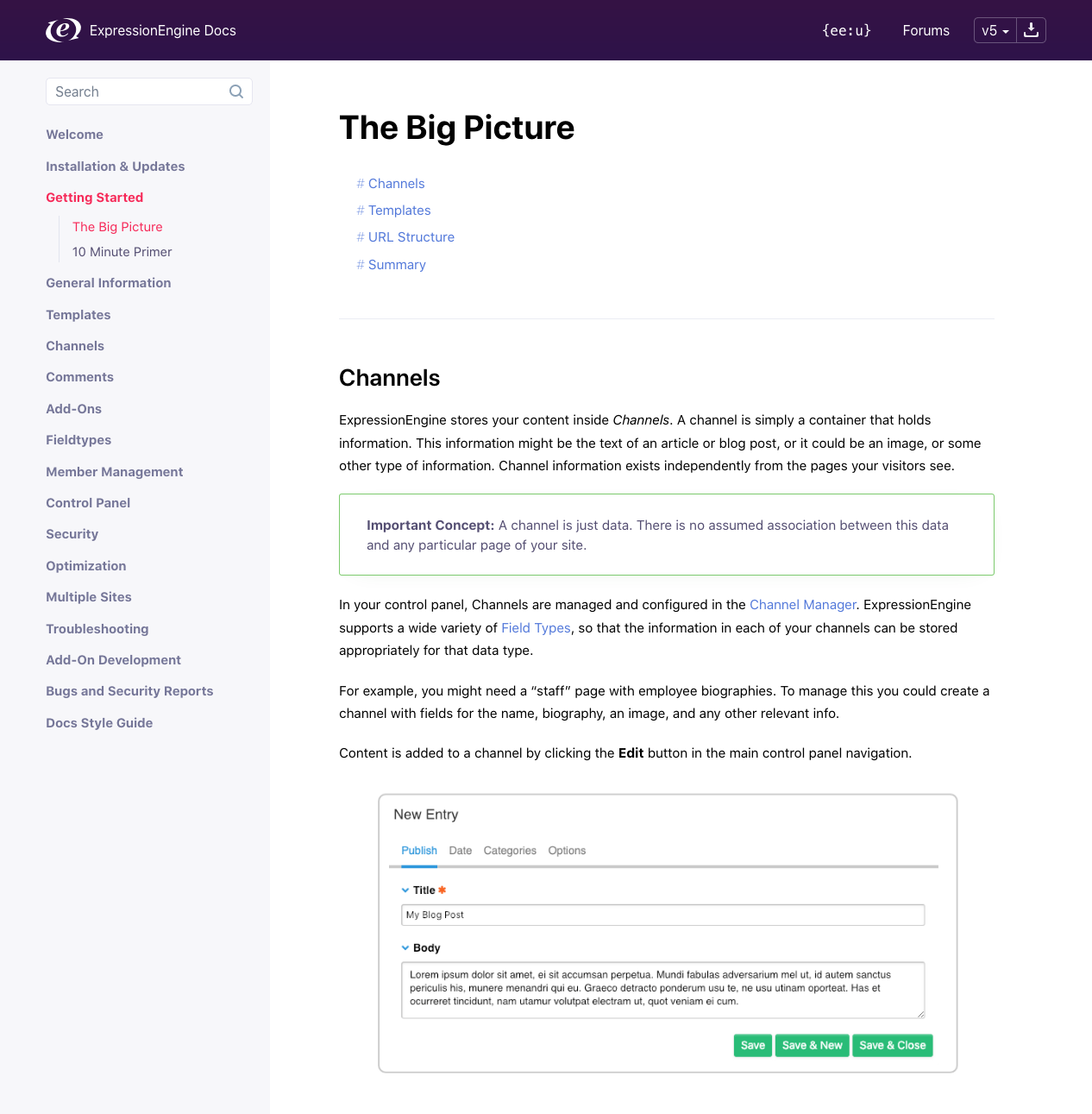 ExpressionEngine Docs Website